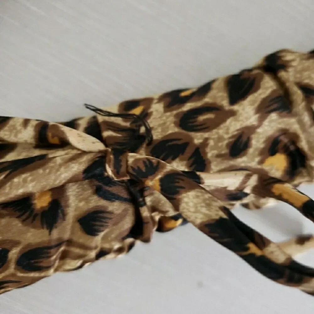 Padded Satin Fabric Covered Clothes Lingerie Hangers Brass Hook Wood Arms VTG